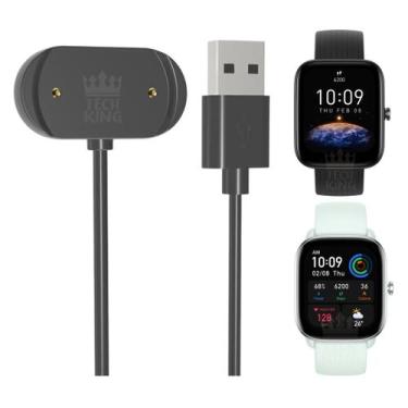 Imagem de Cabo de Carregamento Usb Preto Para Amazfit Bip 3 /Bip 3 Pro - TechKin