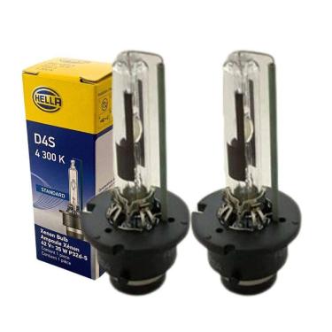 Imagem de Par Lâmpada Xenon D4S 4300K 12/24V Bivolt 35W  Hella
