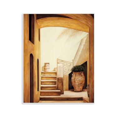 Imagem de Stupell Industries Arte de placa de parede interior de arquitetura atemporal, design por Eduardo, 28 x 35 cm