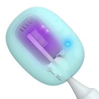 Imagem de Estojo desinfetante para escovas de dentes YourMate Recarregável Azul