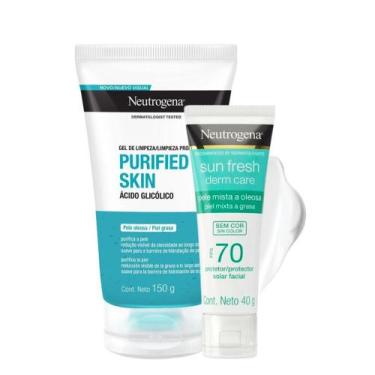 Imagem de Kit Sabonete 150g Purified Skin + Filtro Solar FPS 70 Sem Cor Neutroge