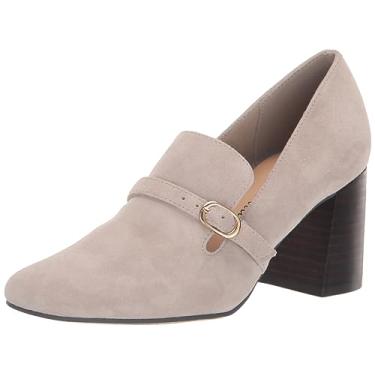 Imagem de Bella Vita Ashton Scarpin feminino, Couro de camurça de pedra, 6 Wide