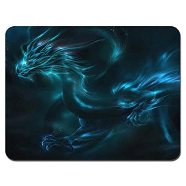 Imagem de Mouse pad padrão da Mesforço Inc de 24 x 20 cm, Blue Dragon, 9"*7"