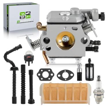 Imagem de partszen Carburador 1123-120-0620 com bulbo de primer, filtro de combustível para motosserra STIHL MS230 MS250 MS250 MS250C