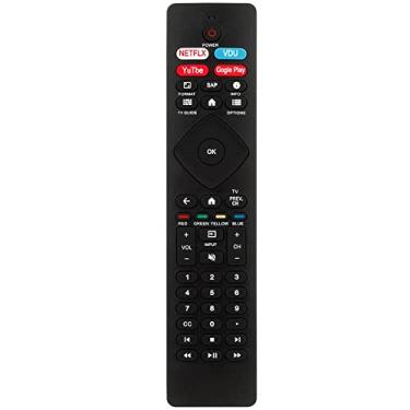 Imagem de NH800UP BT800 URMT47CND002 Controle remoto de substituição infravermelho aplicável para Philips Android TV 50PFL5766/F7 55PFL5704/F7 65PFL5604/F7 43PFL5704/F7 50PFL5704/F7 65PFL5504/F7 50PFL5 604/F7
