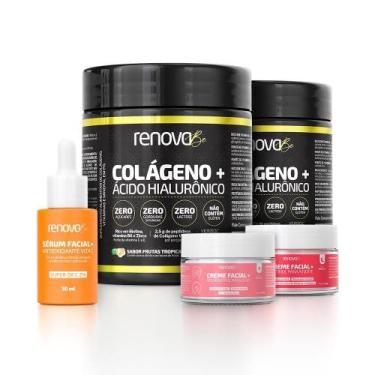 Imagem de 2 Colágenos + Retinol + Resveratrol + Vitamina C - Renova Be