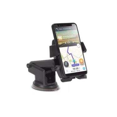 Imagem de Suporte Celular Gps Carro Veicular Articulado Trava Aut. - DACAR