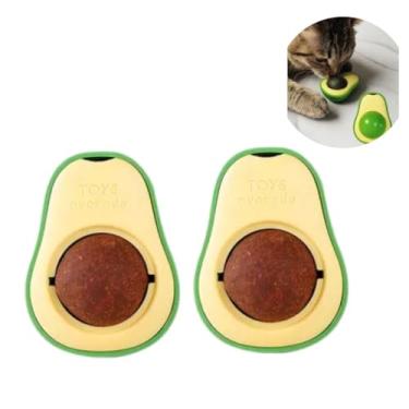 Imagem de Kit 2 Brinquedos Para Gatos Abacate Catnip Erva Gato Natural