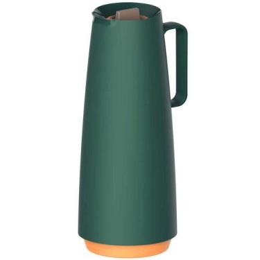 Imagem de Garrafa Térmica 1L em Plástico com Ampola de Vidro Bule Térmico Tramon