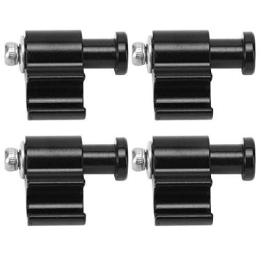 Imagem de 4pcs RC113 Guia de Cabo de Bicicleta Liga Alumínio Preta para Fixação da Linha Freio, Clipe Fio Bicicleta Leve para Linha Tubo óleo, Tubulação Adequada 5 a 5, Mm, Fácil Transportar e Instalar