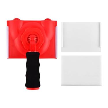 Imagem de Aparador de corte de tinta com 2 almofadas de substituição, ferramenta de afiação de tinta, pintor de almofadas de paredes e tetos, aplicador de almofada de tinta, aparador de borda e ferramenta de