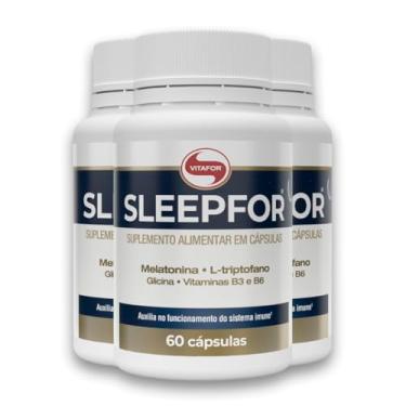 Imagem de Kit 3 Sleepfor Vitafor 60 Cápsulas