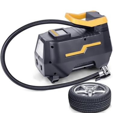 Imagem de Car Home Dual-use com Bomba de Inflação leve, Mini Compressor de Ar, Calibrador de Pneus Portatil, Compressor Ar Automotivo