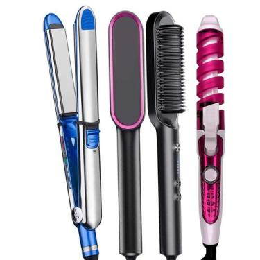 Imagem de Prancha De Cabelo Gold Profissional Ion 465ºf Titanium Chapinha Progre