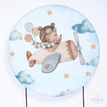 Imagem de Painel Decorativo para Festa 1,80x1,80 metros Vesti Fácil com Elástico Urso - Fera Print