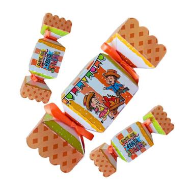 Imagem de Kit 10 Caixinhas Lembrancinhas Tema Festa Junina Para Decoração Festa Infantil e Eventos