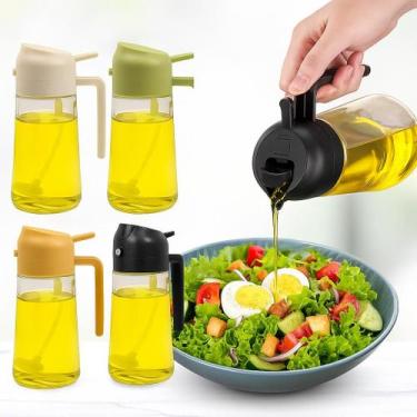 Imagem de Borrifador Galheteiro 470ml Dosador Vidro Azeite Vinagre Jato Bico Spr