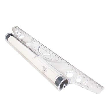 Imagem de Régua paralela de rolamento Utoolmart Balança Multiuso Ferramenta de medição 30 cm de comprimento para desenhar linhas paralelas, círculos, ângulos 1 peça