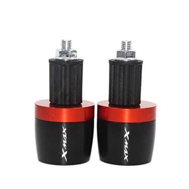 Imagem de Extremidades das manoplas do guidão da motocicleta, tampas de extremidade, acessórios deslizantes de peso para Xmax 125 250 300 400 X MAX
