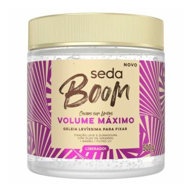 Imagem de Geleia Levíssima para Fixar Seda Boom Volume Máximo 500g