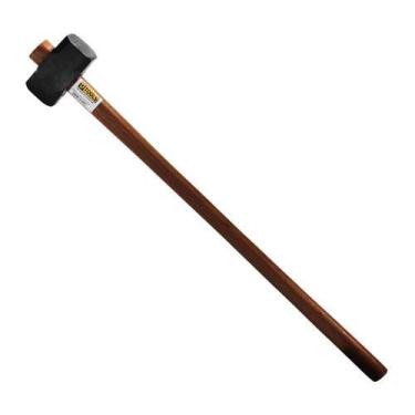 Imagem de Marreta 3kg com Cabo de Madeira - Aço Nodular - DTOOLS