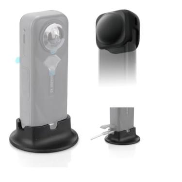 Imagem de Fotoleey Suporte de base para Insta360 X5, suporta carregamento de energia