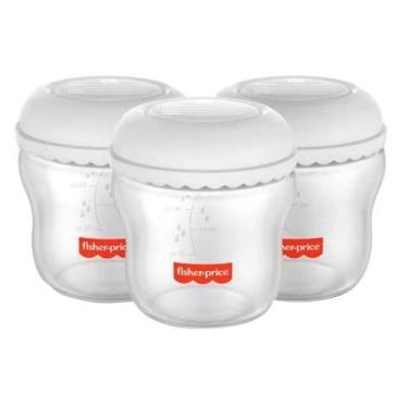 Imagem de Frasco para Armazenar Leite Fisher Price Mom's Essentials 3 Unidades 1