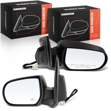 Imagem de A-Premium Par (2) espelhos retrovisores elétricos do lado do motorista e do passageiro - Compatível com Ford Escape 2003-2007 e Mercury Mariner 2005-2007 - Aquecido, Power Folding, Espelho retrovisor