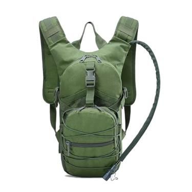 Imagem de Mochila Leve Caminhadas, Mochila De Hidratação Para Campismo E Caminhadas Ao Ar Livre Com Reservatório Água De 3 Litros, Assalto Militar À Prova Dágua Sobrevivência, Para Trekking, Trilhos(D)