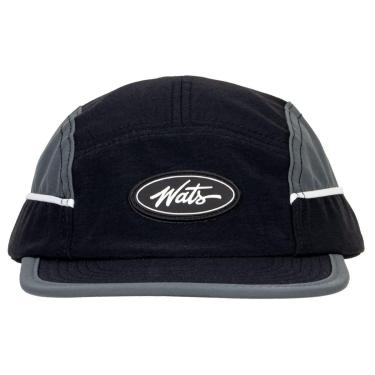 Imagem de Boné Wats Five Panel Circle Tag Preto/Cinza-Unissex