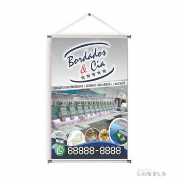 Imagem de Banner pronto Bordadeira BA 542 medida 45x70 cm arte Pronta
