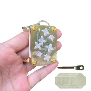 Imagem de Prensa de micro flores – Prensa de flores de metal portátil para prensagem instantânea, botânicos prensados DIY e preservação de artesanato