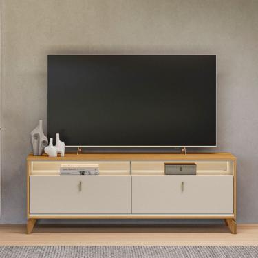 Imagem de Rack para TV até 70 Polegadas com LED 2 Portas Dubai 16 Linea Brasil