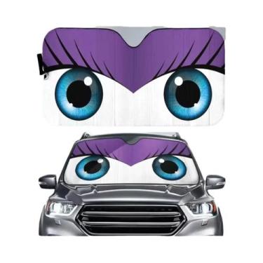 Imagem de 70x130cm Moda Carro Janela Frontal Viseira Protetor Solar Cortina Anti