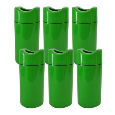Imagem de Kit 6 Porta Garrafa Térmico 600ml - Camisinha para Cerveja - Isopor para Cerveja | Bar | Restaurante | Lanchonete (Verde)