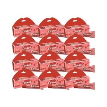 Imagem de Kit 12x Hidratante Labial Carmed Maçã do Amor 10g - CIMED