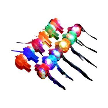 Imagem de Barra De Apito Luminosa LED Colorida 10-50pcs Festa Halloween Natal Re