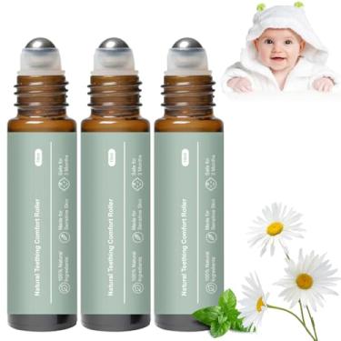 Imagem de 3Pcs Teething Roller, Mamas Teether: Teething Roller, Mamas Teether Teething Relief Roller, Natural Gentle Relief Roller, Roller All Natural for Babies