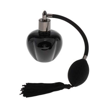 Imagem de Milageto 100 Ml de Garrafa de Perfume de Perfume Vazio Frasco com Bomba, Preto