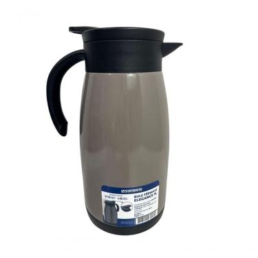 Imagem de Bule Térmico Soprano 1 Litro Aço Inox Com Gatilho Fendi