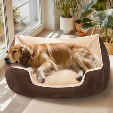 Imagem de MellowMates Cama de cachorro marrom 111,8 cm
