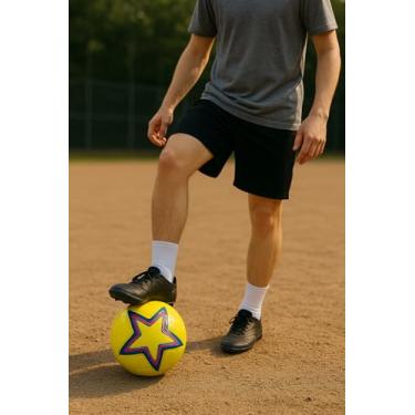 Imagem de Bola De Futebol Campo Oficial Sintético Ginásio Quadra Praia Eventos Resistente Prático Compacto