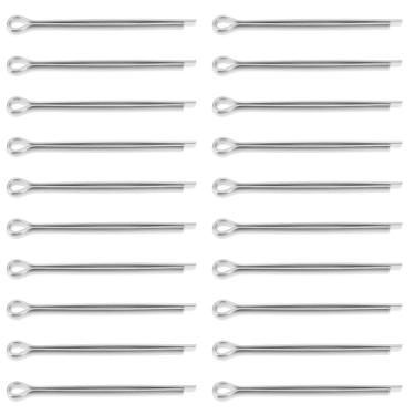 Imagem de Briny River 20 peças de pinos de contrapino de porca de hélice marítima de 4 x 50 mm, aço inoxidável 304, compatível com Yamaha F150 F200 F300