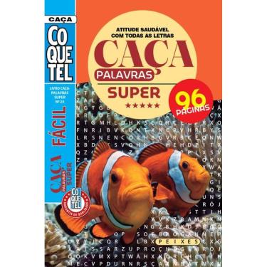 Imagem de Livro Coquetel Caça-Palavras Super 20: Atitude saudável com todas as letras