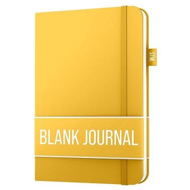 Imagem de Scribbles That Matter Caderno de diário em branco A5 | 150 páginas, papel grosso de 120 g/m², 2 marcadores, caneta, papel sem ácido, diários masculinos e femininos para escrever, (14,6 cm x 21 cm) |