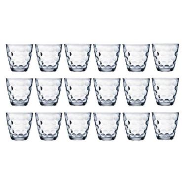 Imagem de Copos de Vidro Bangkok Transparente Redondo 250ML Água 18 un - WELLMIX