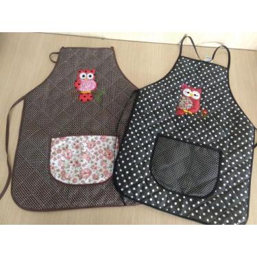 Imagem de Avental Impermeável Estampado Em Tecido 50cm X 40cm - theovitex enxova