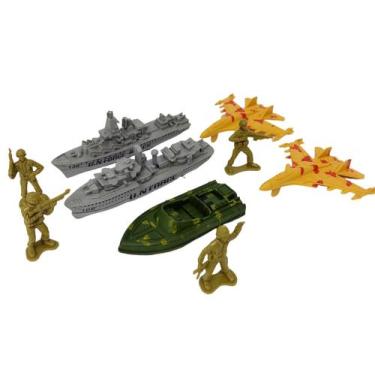 Imagem de Kit Combate Force  Policia Military 09 Peças Com Solados - DDGG Tooys