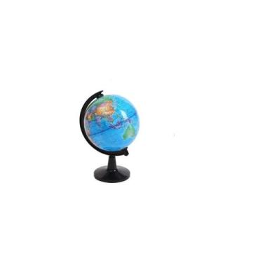 Imagem de Globo do mapa mundial girando com base de 15 cm de diâmetro - Lightbek