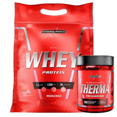 Imagem de Kit Nutri Whey Protein 907g + Therma Pro 60 Caps Integralmedica, Moran